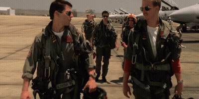 Men In Military Uniforms Walking GIF