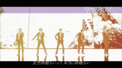 Men In Suits And Hats Dancing At Building GIF