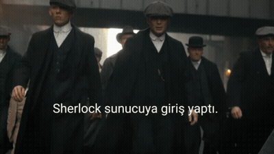 Men In Suits And Hats Walking Down Street Sherlock Sunucuya Giris Yapti GIF