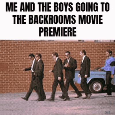 Men In Suits Me And The Boys Backrooms Premiere GIF