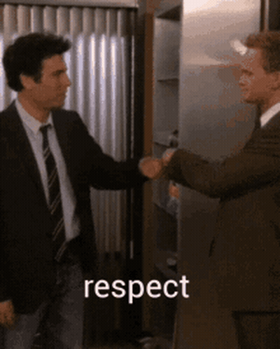 Men In Suits Shaking Hands Respect GIF