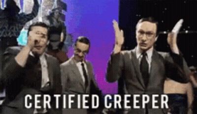Men In Suits With Certified Creeper GIF