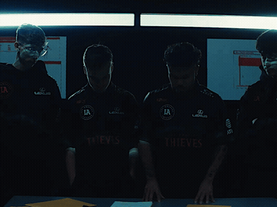 Men In Thief Shirts Standing GIF