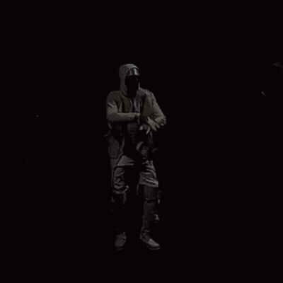 Men On Stage One In White Hoodie GIF
