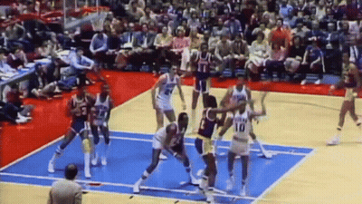 Men Playing Basketball GIF
