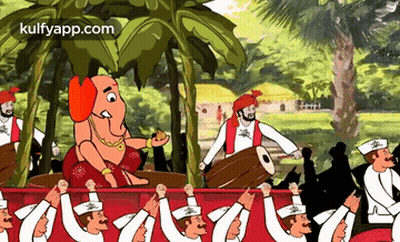 Men Playing Drums Kulfyapp.com GIF