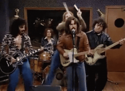 Men Playing Guitars And Singing In Recording Studio GIF