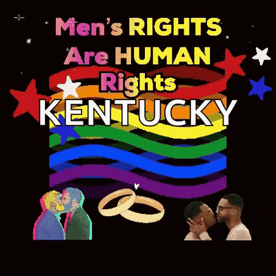 Men's Rights Are Human Rights Kentucky Poster GIF