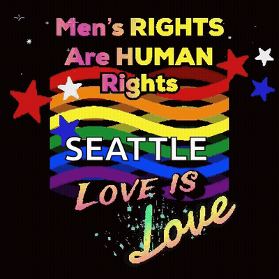 Men's Rights Are Human Rights Poster GIF