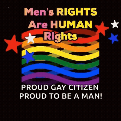 Men's Rights Are Human Rights Proud Gay Citizen GIF