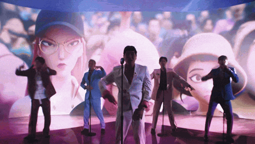 Men Singing On Stage GIF
