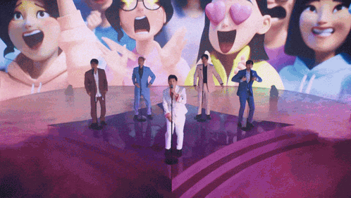 Men Singing On Stage GIF