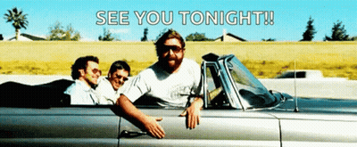 Men Sitting In Car Saying See You Tonight GIF