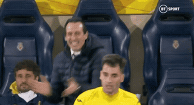 Men Sitting In Soccer Stadium Watching BT Sport GIF