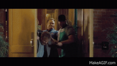 Men Standing In Front Of Door GIF