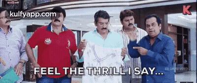 Men Standing In Mall With Paper GIF