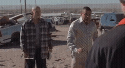 Men Standing Next To Cars GIF