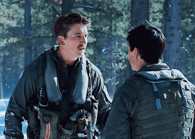 Men Standing Next To Each Other GIF