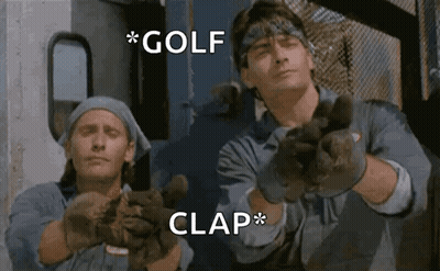 Men Standing Next To Each Other GIF