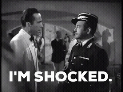 Men Standing Next To Each Other Shocked GIF