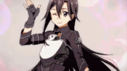 Men Staring At Girl Kirito GIF