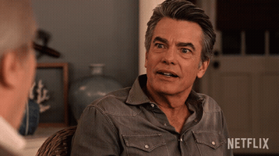 Men Talking Denim Shirt Netflix Logo GIF