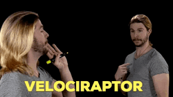 Men Velociraptor Impact On History GIF