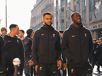 Men Walking In Nike Jacket GIF