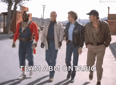 Men Walking on Street with Team ABM Ontario