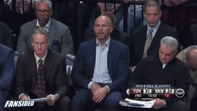 Men Watching Basketball Game 37-23 GIF