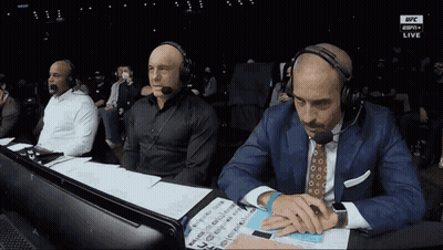 Men Watching Live UFC Fight On ESPN GIF