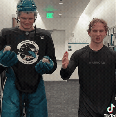 Men With Property Of San Jose And Warroad Shirts GIF