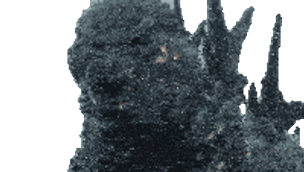Menacing Godzilla Sticker GIF