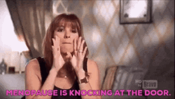 Menopause Is Knocking Jill Zarin GIF