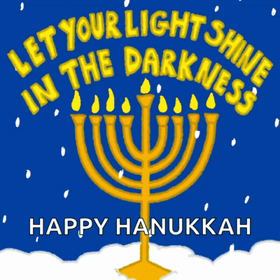 Menorah Let Your Lights Shine In The Darkness GIF