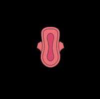 Menstrual Period Animated Graphic Design GIF