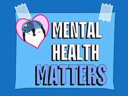 Mental Health Matters Pudgy Penguin Reminder GIF