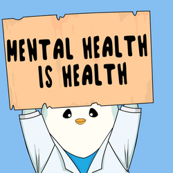 Mental Health Pudgy Penguin GIF