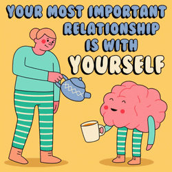 Mental Health Relationship With Yourself  GIF