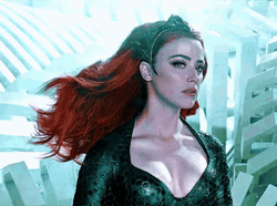 Mera Amber Heard Flowing Hair GIF