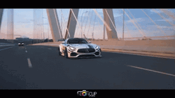 Mercedes AMG GT Speeding GIF