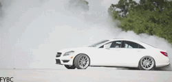Mercedes-Benz CLS-Class AMG Burnout GIF