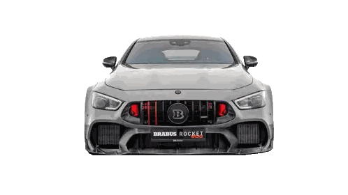 Mercedes Benz Front With Angelo Rocket Sticker