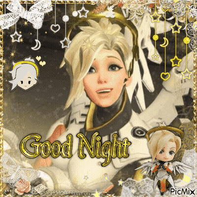 Mercy Saying Good Night GIF