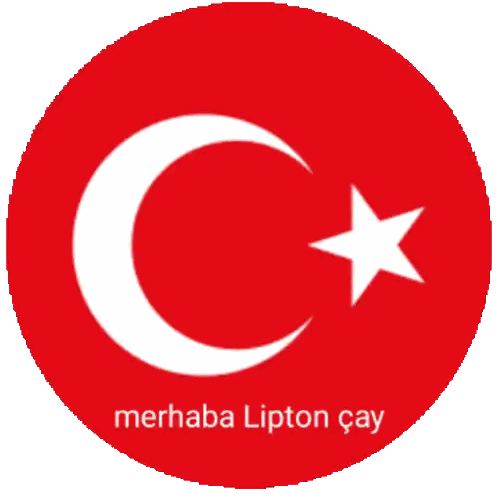 Merhaba Lipton Çay Moon Star Sticker