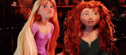 Merida And Rapunzel GIF