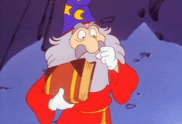 Merlin The Smurfs Ahem GIF