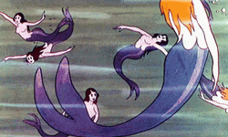 Mermaid Back Flipping GIF