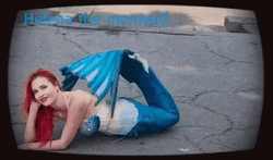 Mermaid Wagging Tail GIF