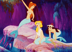 Mermaids Raising Hands GIF